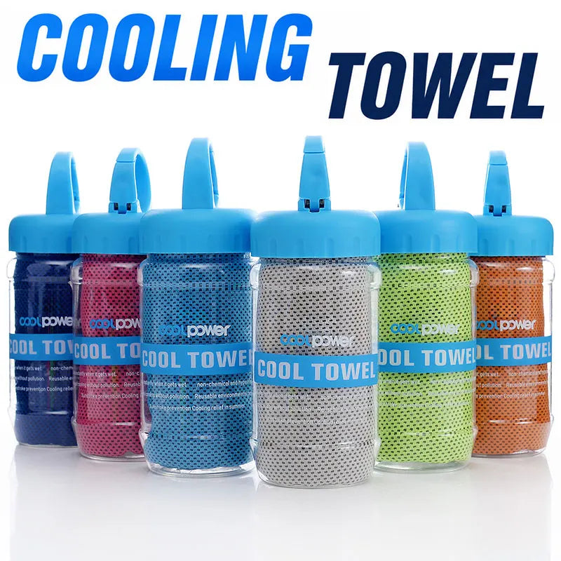 Ice Cool Neck Cooling Towel – Soft Breathable Polyester, 7 Colors Cooling Neck Towel Qme