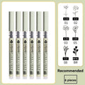 12 Black Fineliner Pens – Multi-Tip Manga Sketch Drawing Set Fineliner Pen Set Qme Commonly used 6 Pcs