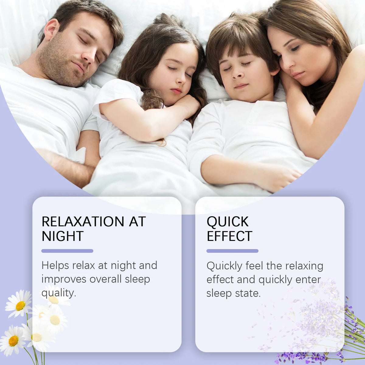 Ximonth Lavender Sleep Patch, Night Cream & Pillow Spray Set Aromatherapy Sleep Set Qst