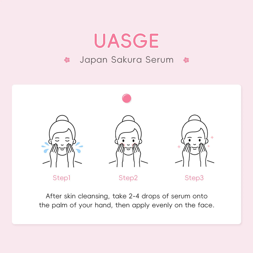 Sakura Whitening Face Serum – Brighten & Tighten Pores Brightening Face Serum Qst