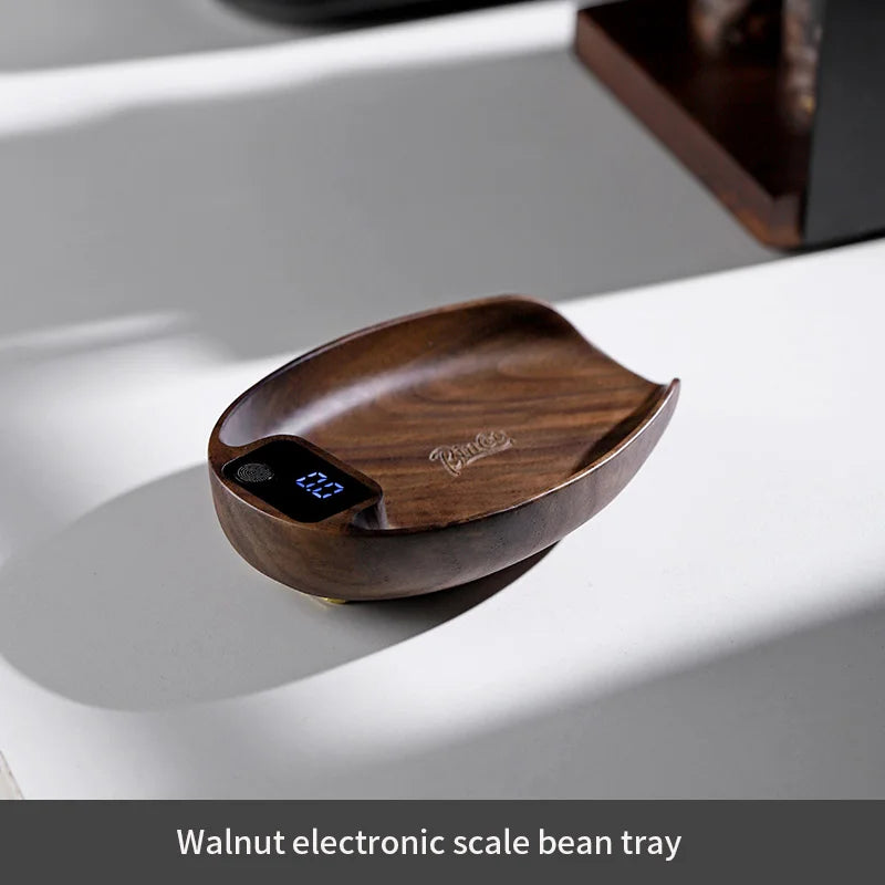 Bincoo LED Coffee Scale – Rechargeable Electronic Bean Tray Coffee Kitchen Scale Qst A