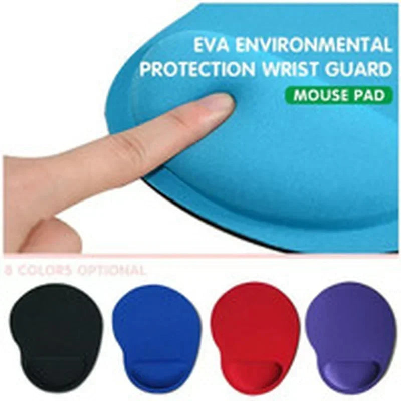 EVA Wrist Rest Mouse Pad – Soft Sponge, 8 Colors | Qme Wrist Rest Mouse Pad Qme