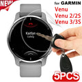 Garmin Venu 3 3S 2 2S Hydrogel Screen Protector – TPU Film Watch Screen Protector Qme 5PCS For Venu 3