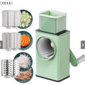 Multifunction Vegetable Cutter Hand Crank – Stainless Steel Blades Vegetable Cutter Qme Default Title