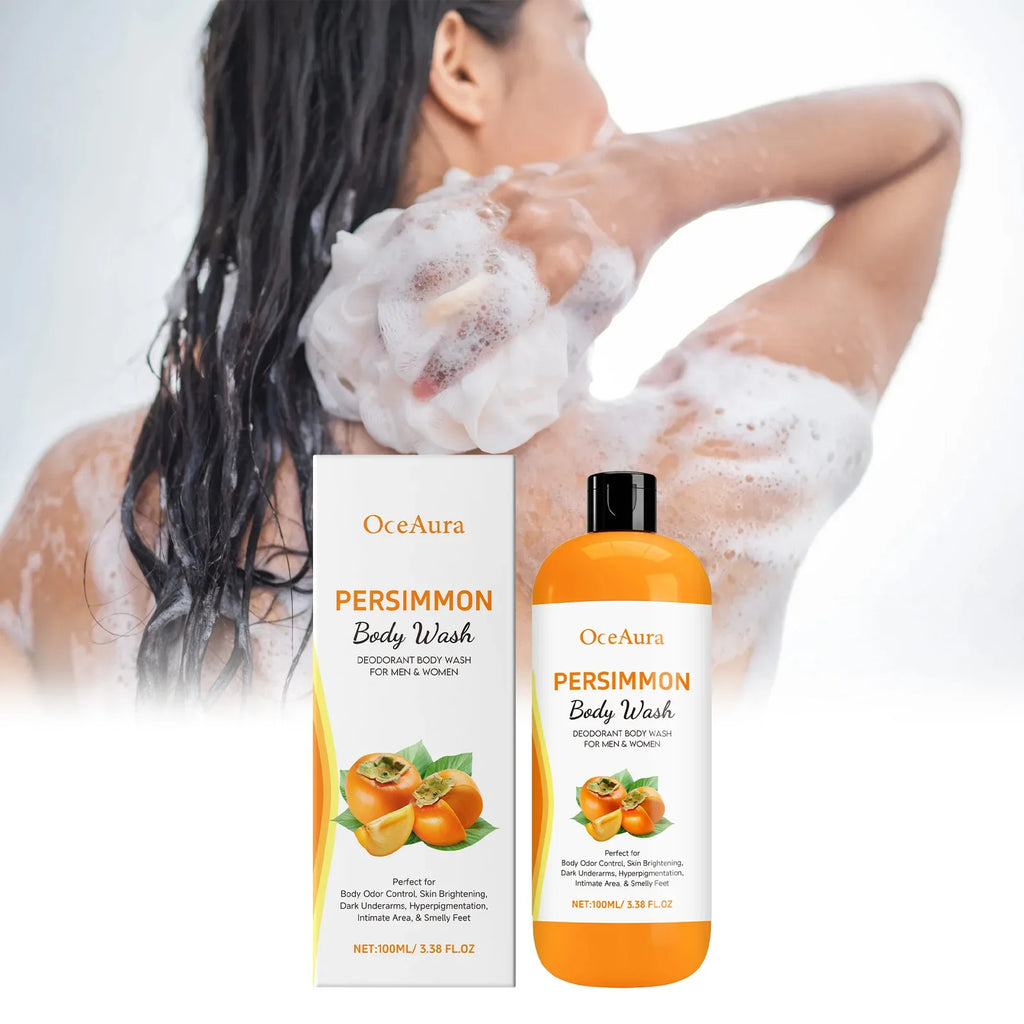 Persimmon Body Wash Gel – Gentle Cleansing & Moisturizing Moisturizing Body Wash Qme