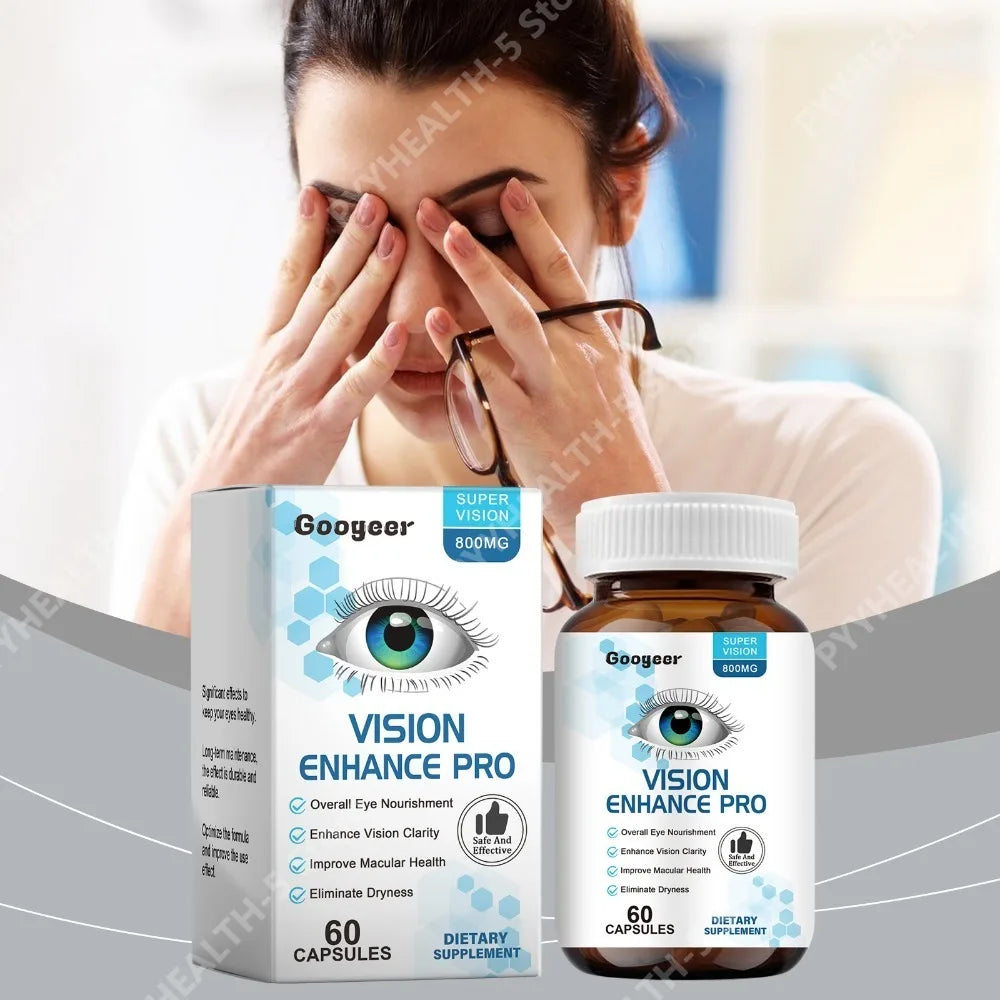 Googeer Vitamin C Eye Capsules 800mg – 60 CT Daily Care Vitamin C Supplement Qst