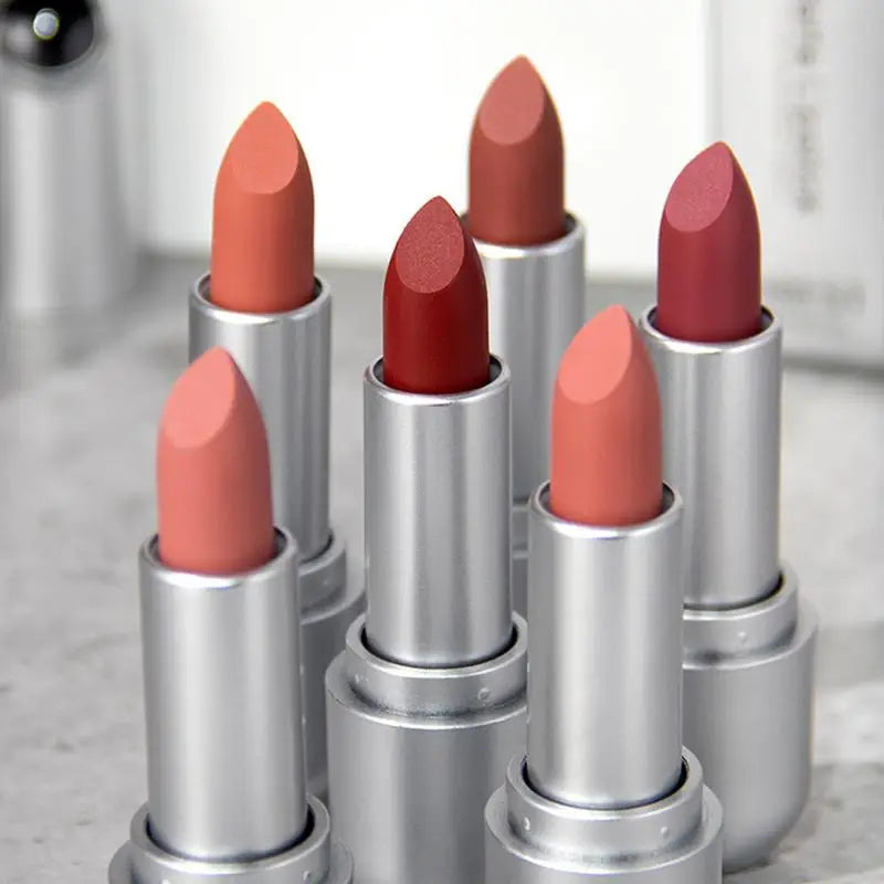 Matte Velvet Lipstick Pencil – Smudge-Proof High-Pigment Matte Lip Pencil Qme