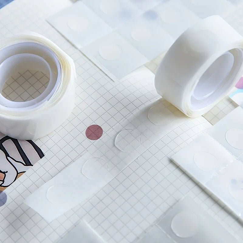 3-Roll Transparent Double-Sided Dot Tape – Scrapbook & Crafts Craft Adhesive Tape Qme