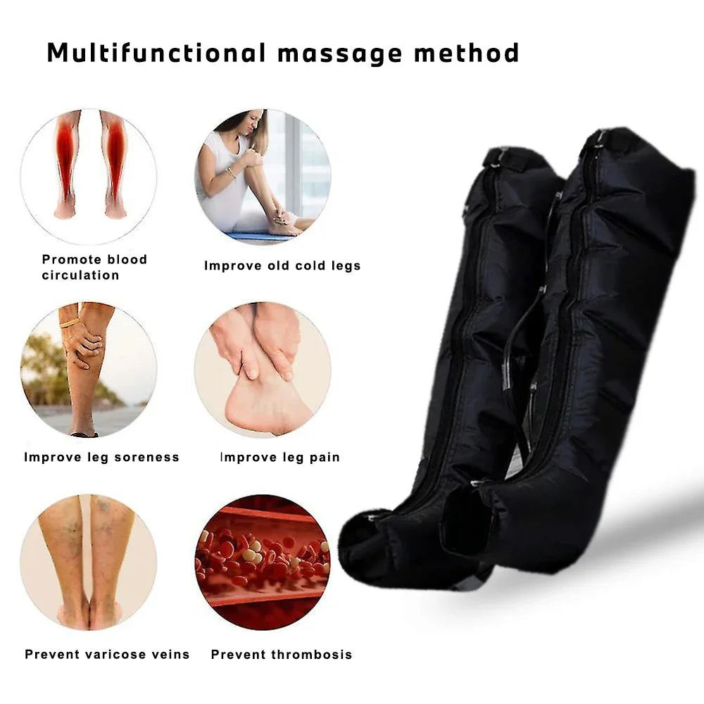 Air Compression Leg & Foot Massager | Circulation & Relaxation Leg & Foot Massager Qst