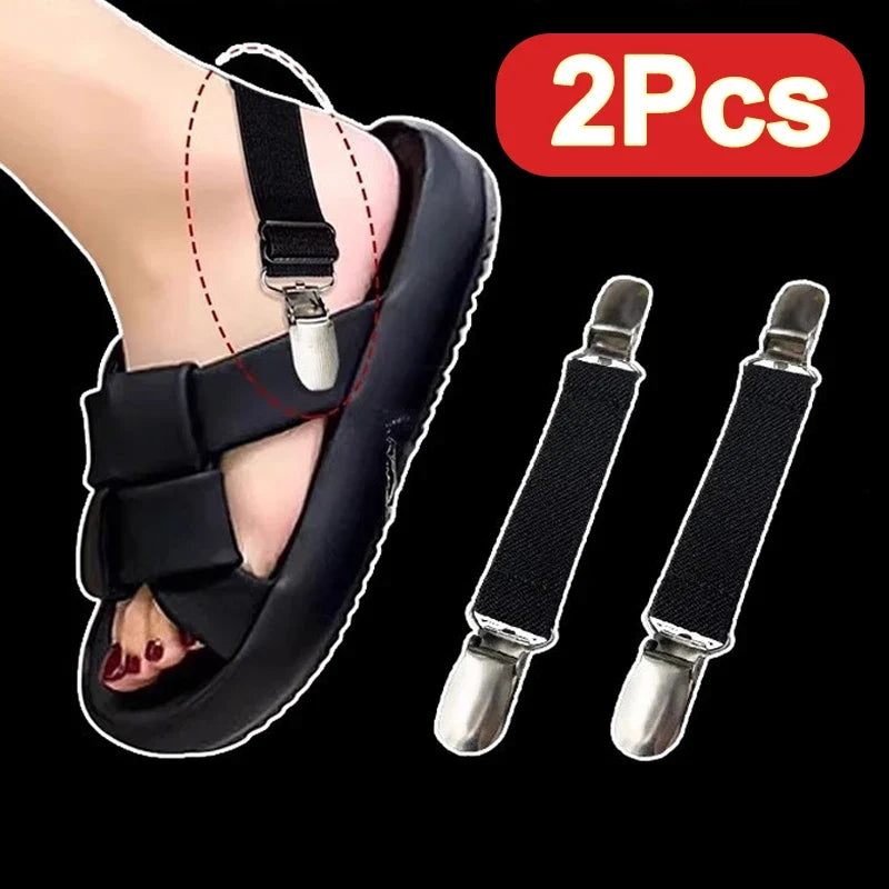 Adjustable Elastic Heel Straps for Slippers & Sandals | Nylon Shoe Heel Straps Qme