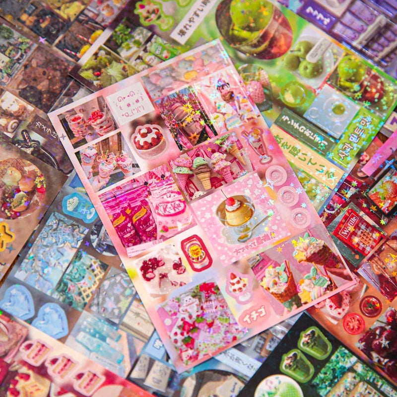 Dessert Die-Cut Sticker Book | DIY Scrapbook & Craft Stickers Die-Cut Sticker Book Qme