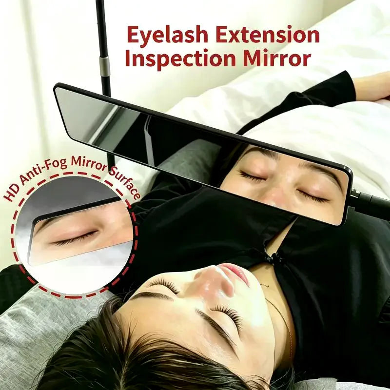 HD Anti-Fog Eyelash Extension Inspection Mirror | Professional Eyelash Extension Mirror Qme