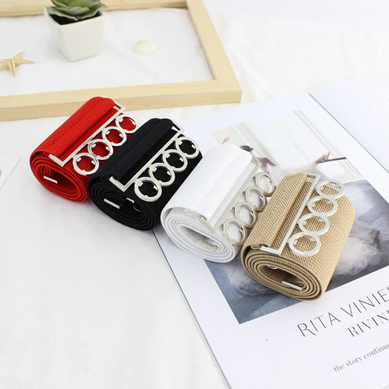 Women's Retro Elastic Wide Waistband Corset Belt | One Size Elastic Waistband Belt Qst