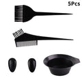 Home Salon Hair Coloring Kit – Comb, Bowl, Brush & Earcap Hair Coloring Kit Qme 5Pcs