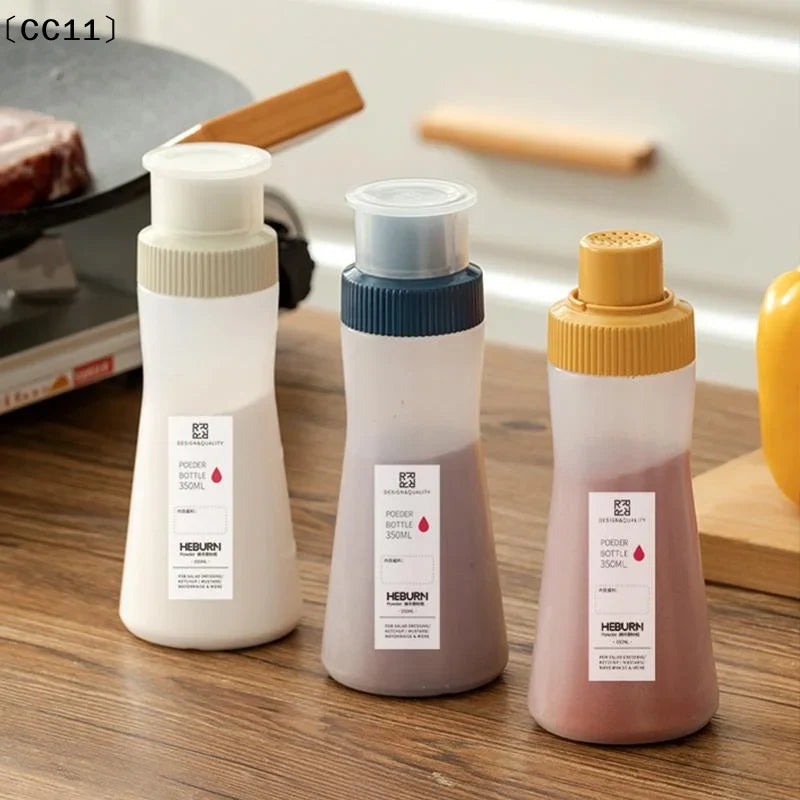 350ml Squeeze Seasoning Bottle – Spice, Salt, Sugar & Flour Jar Seasoning Squeeze Bottle Qme