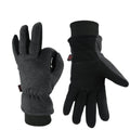 Deerskin Leather Winter Gloves – Insulated & Windproof Winter Leather Gloves Qme Gray XL