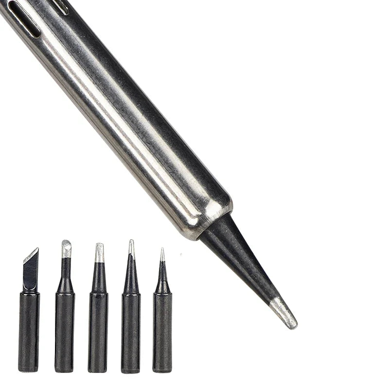 900M-T Copper Soldering Tips Set – I B K 3C 2 4D Shapes Soldering Tips Set Qme