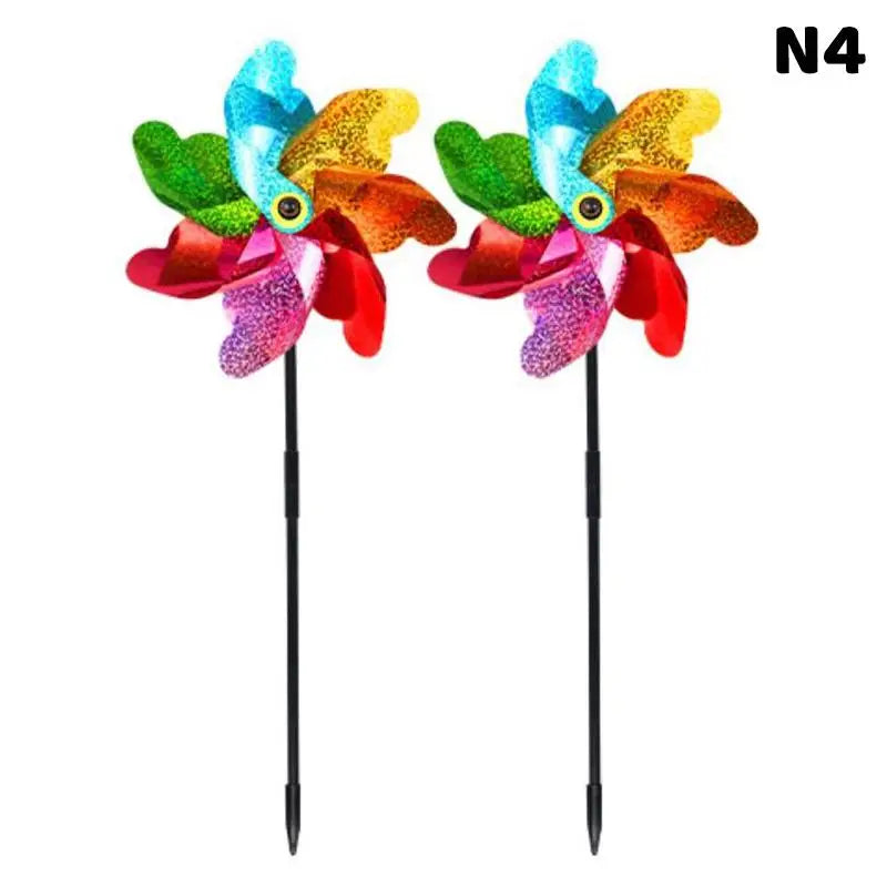 Reflective Bird Repellent Windmill – Garden & Lawn Decor Garden Wind Spinner Qme 4
