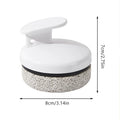 Round Volcanic Pumice Stone Exfoliating Foot File Pumice Foot File Qme onesize