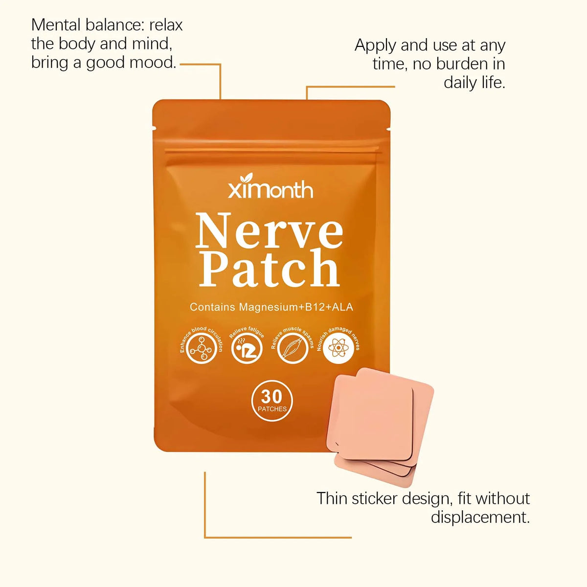 Soothing Sleep Aid Patch – Relax & Improve Sleep Quality Sleep Aid Patch Qst