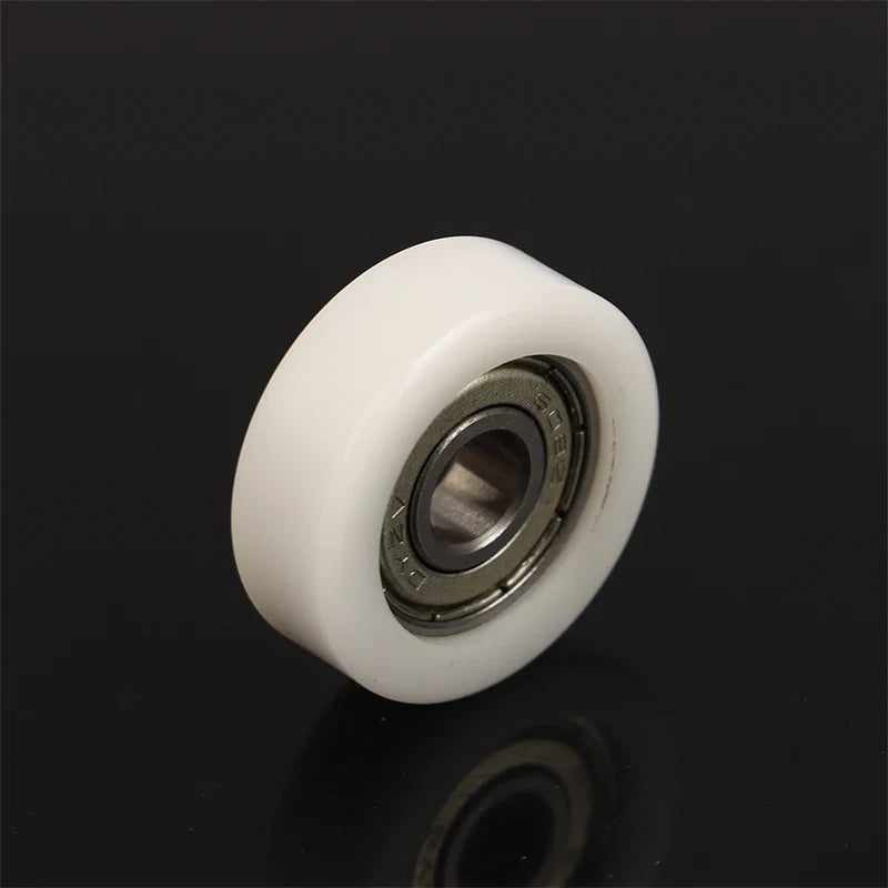 608 ZZ Nylon POM Roller Wheel 8x30x10mm Plastic Bearing Pulley Bearing Pulley Wheel Qme