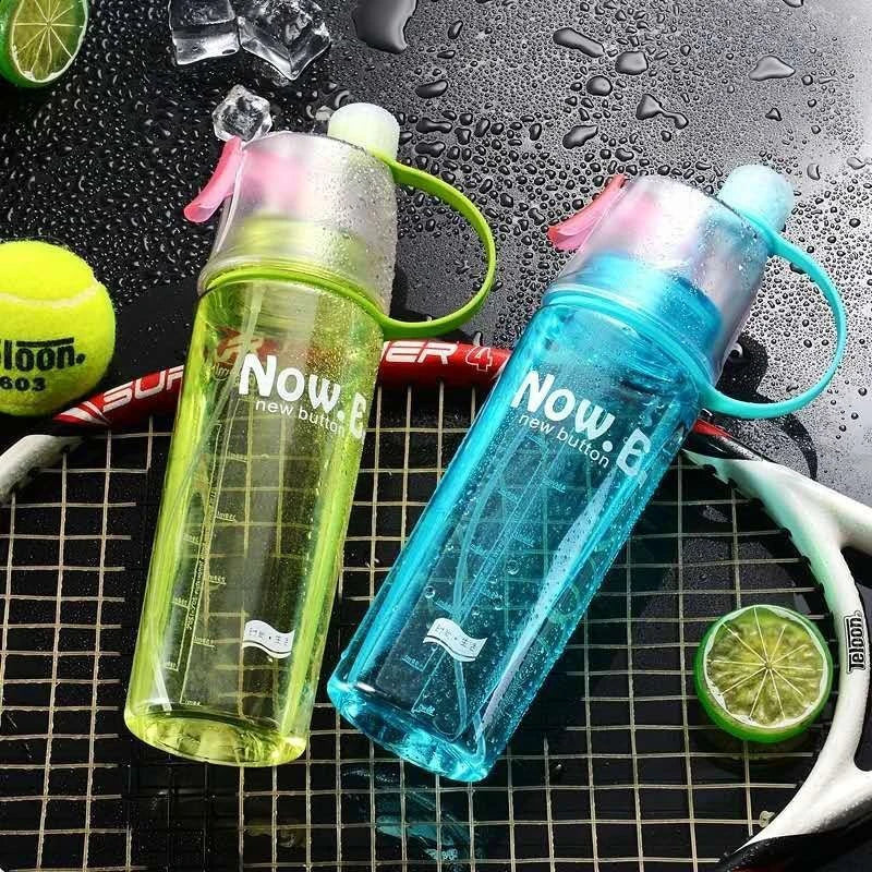 Sports Spray Water Bottle – Portable 600ml Outdoor Kettle Sports Water Bottle Qme
