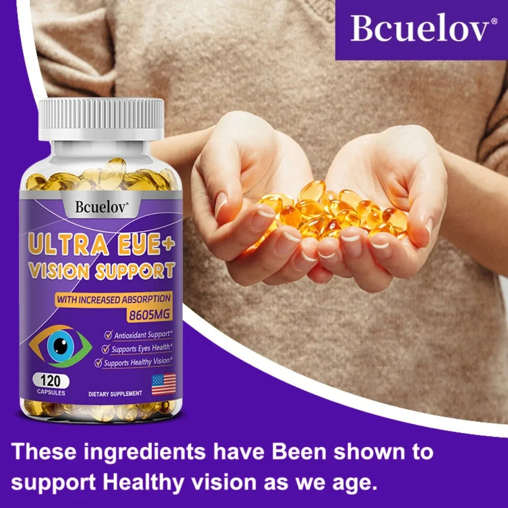 Lutein & Zeaxanthin Capsules – Eye Health & Vision Support Eye Health Supplement Qst