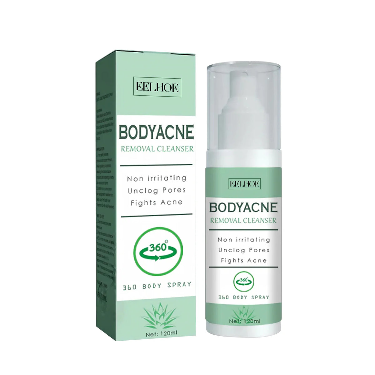Eelhoe Back & Body Acne Clarifying Spray – 120ml Serum Body Acne Spray Qst