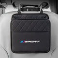 Car Seat Back Hanging Organizer Bag – Auto Interior Storage Car Seat Organizer Qme Black