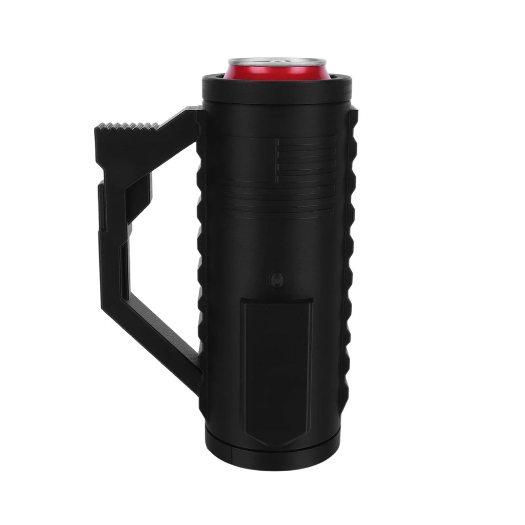 Tactical Non-Slip Can & Bottle Holder with Handle – 12oz Can & Bottle Holder Qme