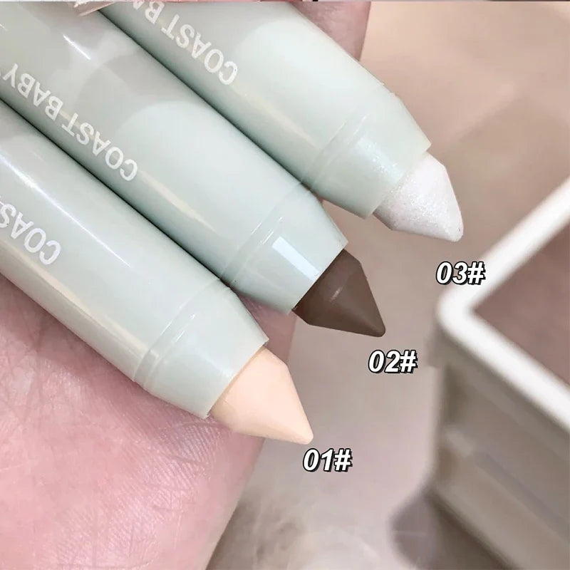 3D Contour Stick Highlighter – Waterproof Long-Lasting Bronzer Contour Highlighter Stick Qme