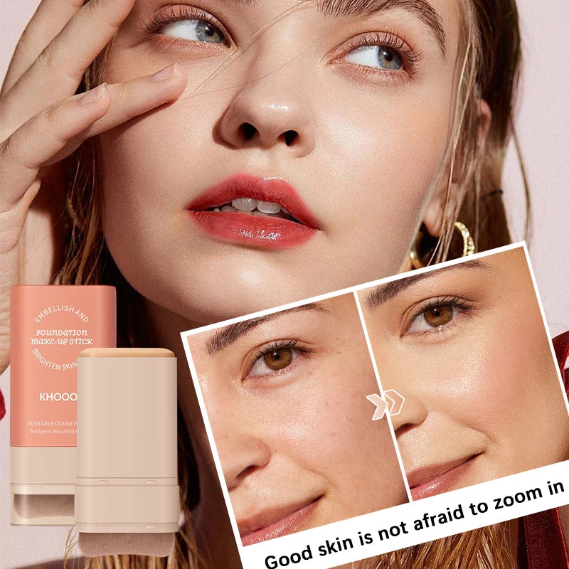 Qme 5-Color Matte Concealer Cream Stick – Waterproof Concealer Cream Stick Qme