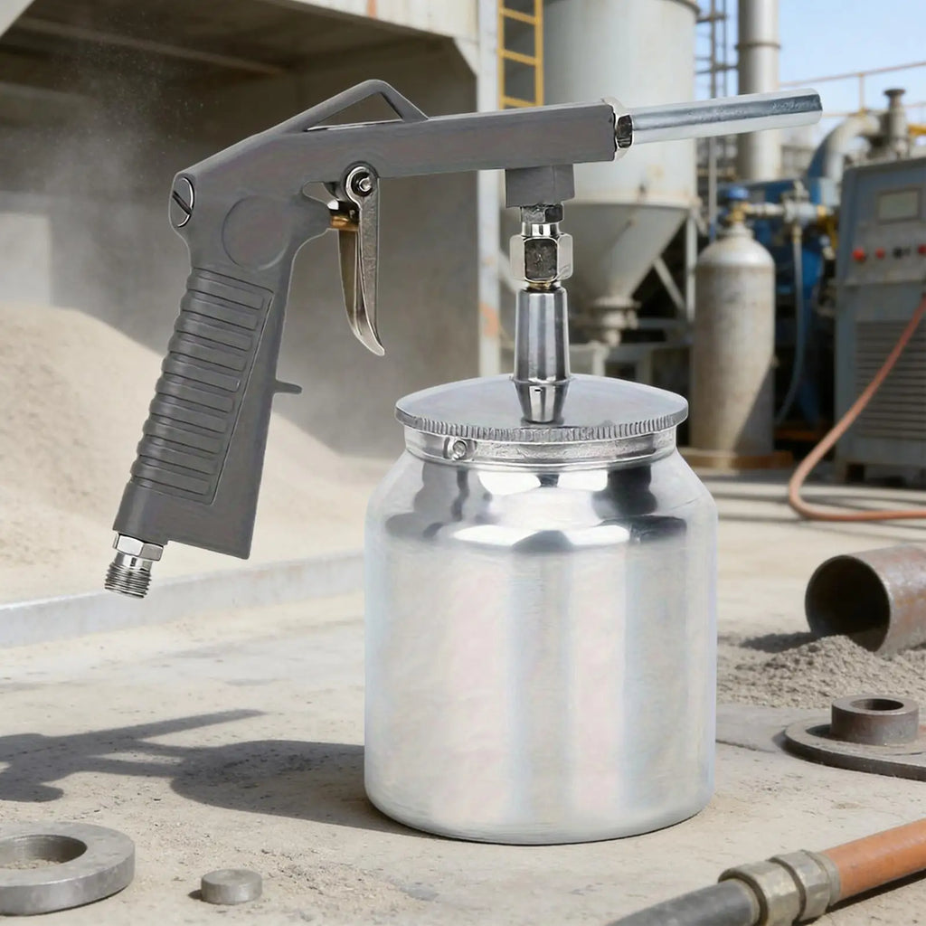 Heavy Duty Air-Powered Sandblasting Gun – Precision Media Blaster Sandblasting Gun Qme