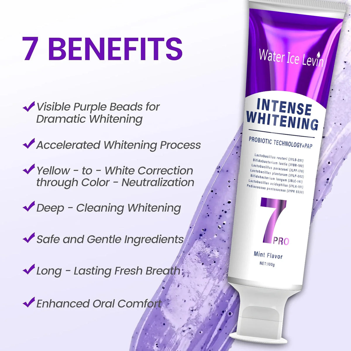 Qme Probiotic Whitening Toothpaste – Fresh Breath & Gum Care Probiotic Toothpaste Qme