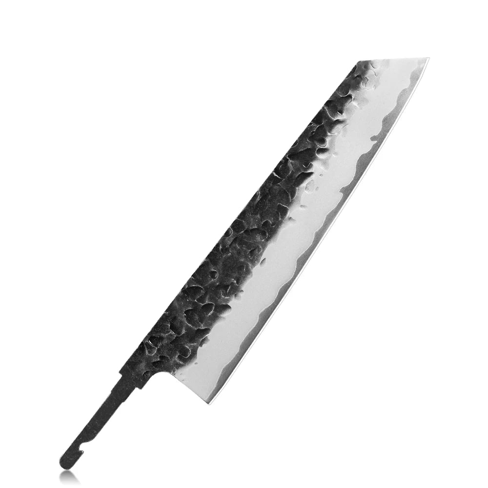 DASHWAY 8.2" Kiritsuke Blank Blade – DIY Full Tang Knife Making Knife Blank Blade Qst Kiritsuke Blade 8.2 inch