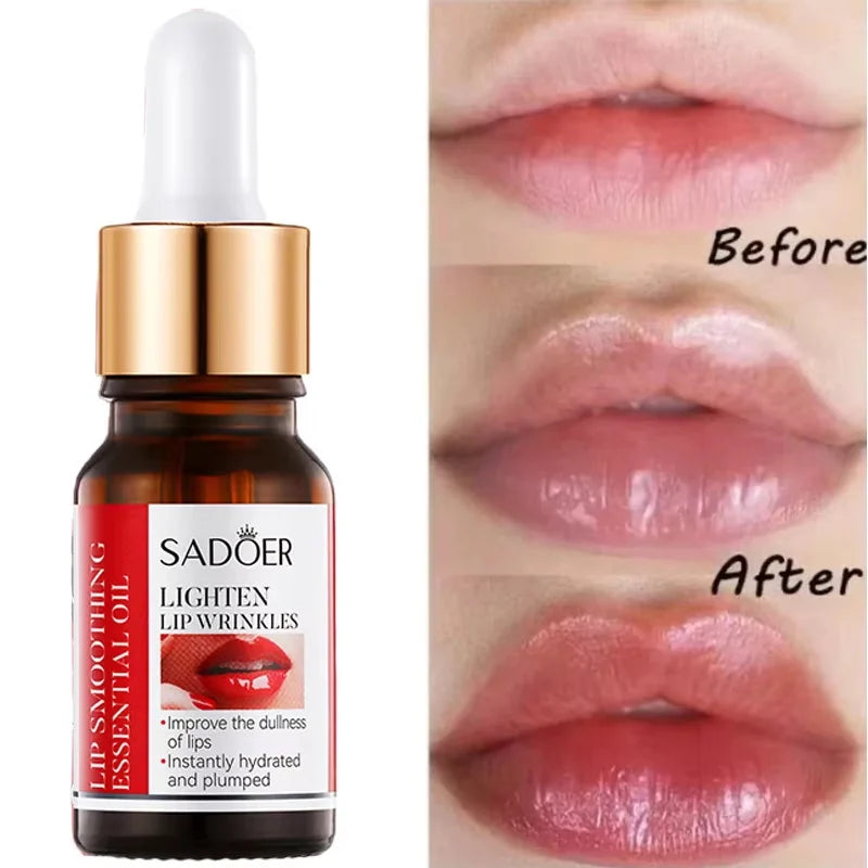 Lip Plumping Serum Oil with Hyaluronic Acid | Moisturizing Lip Plumping Serum Qme