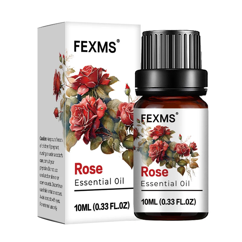 Rosemary Essential Oil – 100% Pure Natural Aromatherapy Oil Essential Oil Qst Rose 10ml