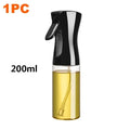 Kitchen Oil Sprayer Bottle for Olive & Cooking Oils 200/300ml Oil Sprayer Bottle Qme Black 200ml