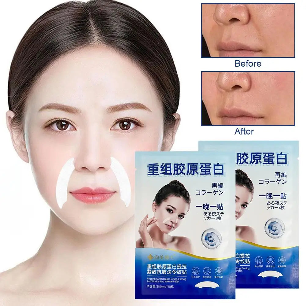Alcohol-Free Facial Patches – Niacinamide, Collagen & Aloe Vera Facial Patches Qme