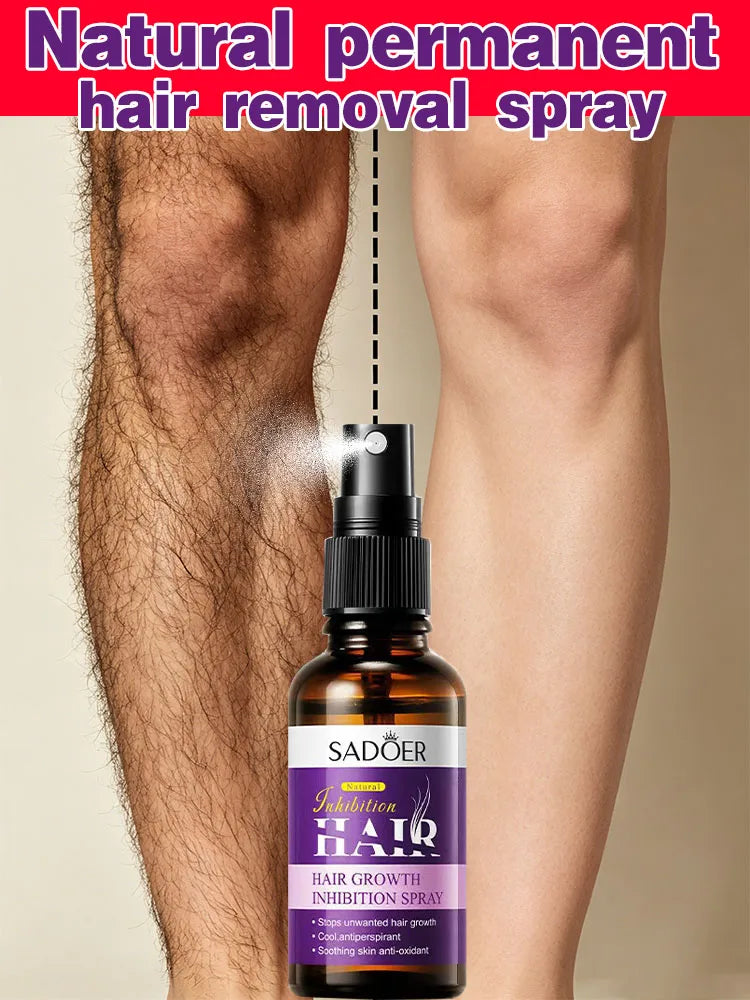 Qme Natural Hair Inhibiting Spray – Nourishing Skin Mist Hair Inhibiting Spray Qme