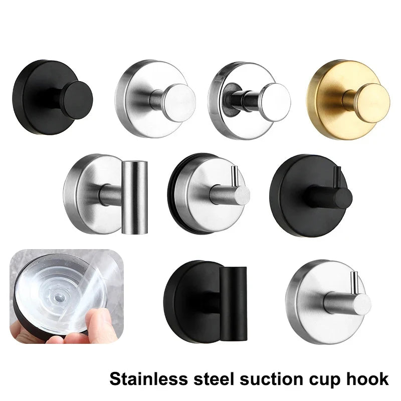 Brushed Nickel Towel Hook 304 Stainless Steel Bathroom Hanger Bathroom Towel Hook Qme