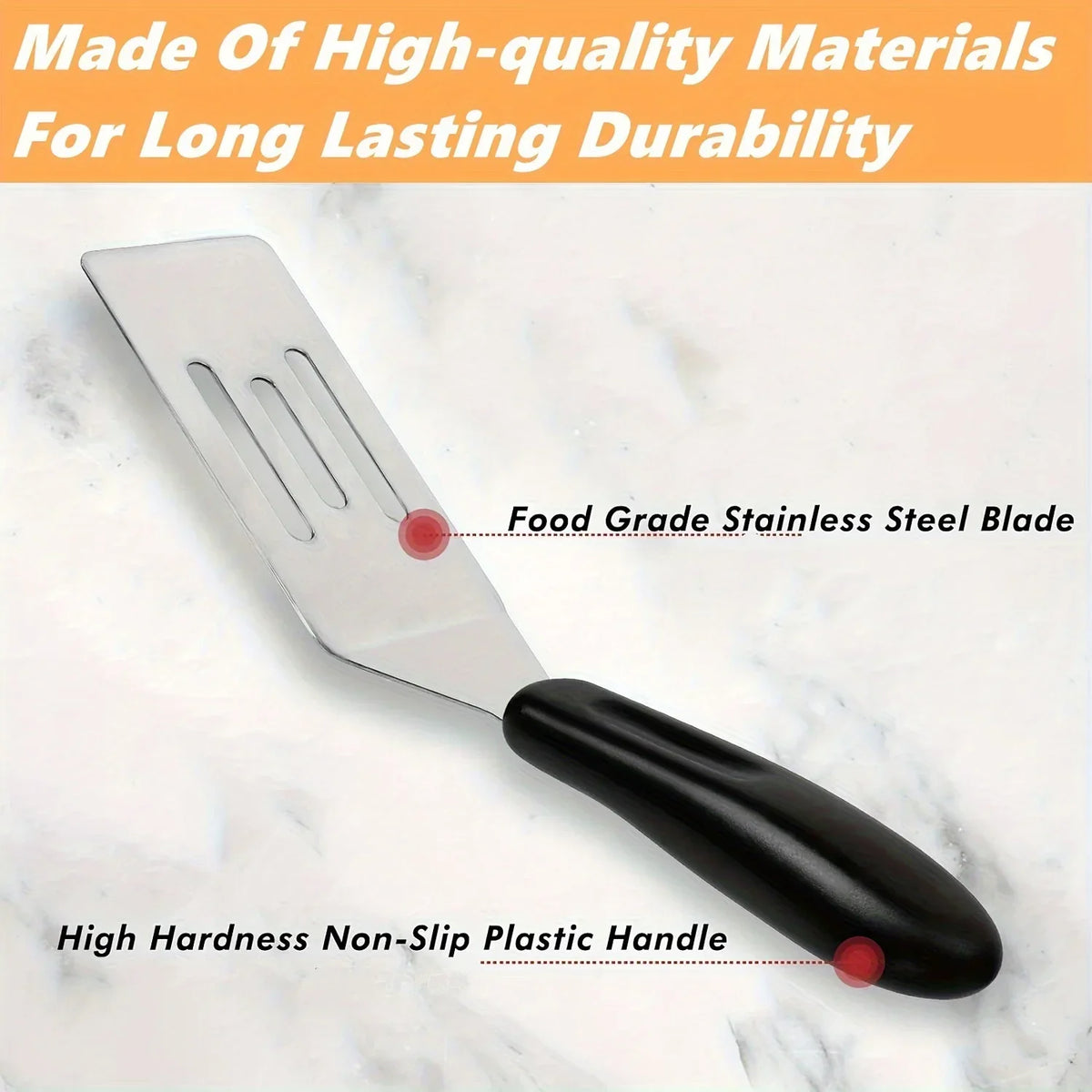 Mini Stainless Steel Spatula for Baking, Cooking & Restaurant Use Baking Spatula Qme