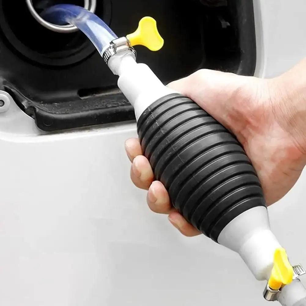 2-Meter Manual Siphon Pump – Fuel & Oil Transfer Hose Manual Siphon Pump Qme