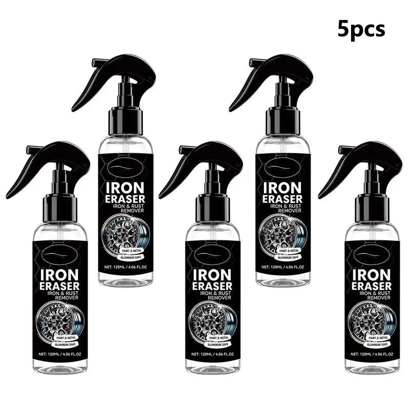 Rust Remover Spray for Car Wheels & Metal – 120ml Car Rust Remover Spray Qst 120ml 5pcs