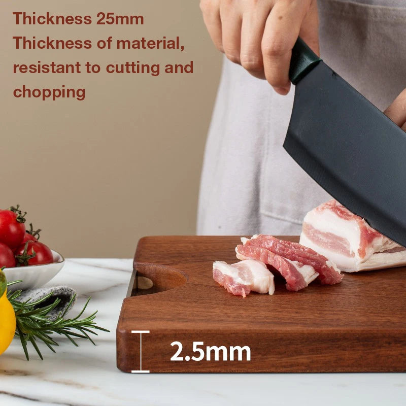 Acacia Wood Cutting Board – Double-Sided Solid Wood Chopping Block Wood Cutting Board Qst