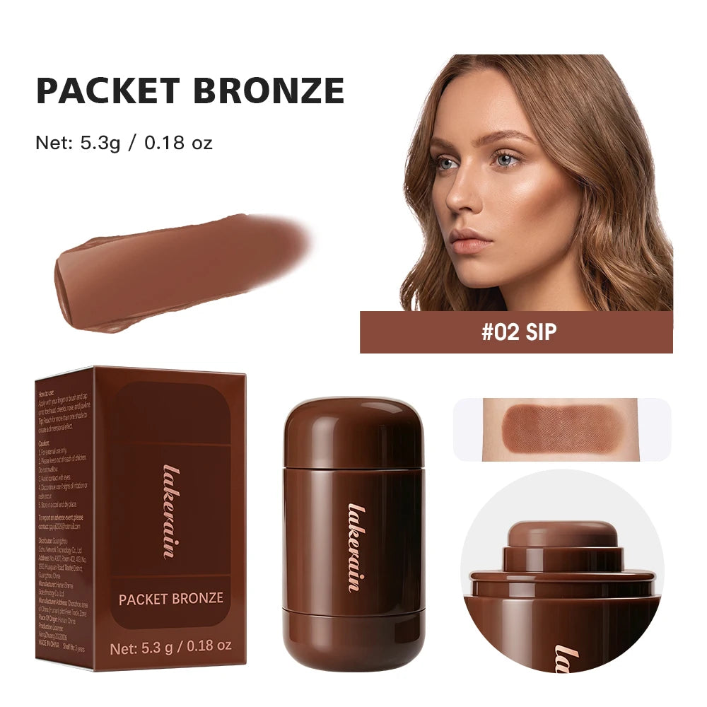 Cream Bronzer Stick – Blendable Face Contour & Bronzing Cream Bronzer Stick Qst 02