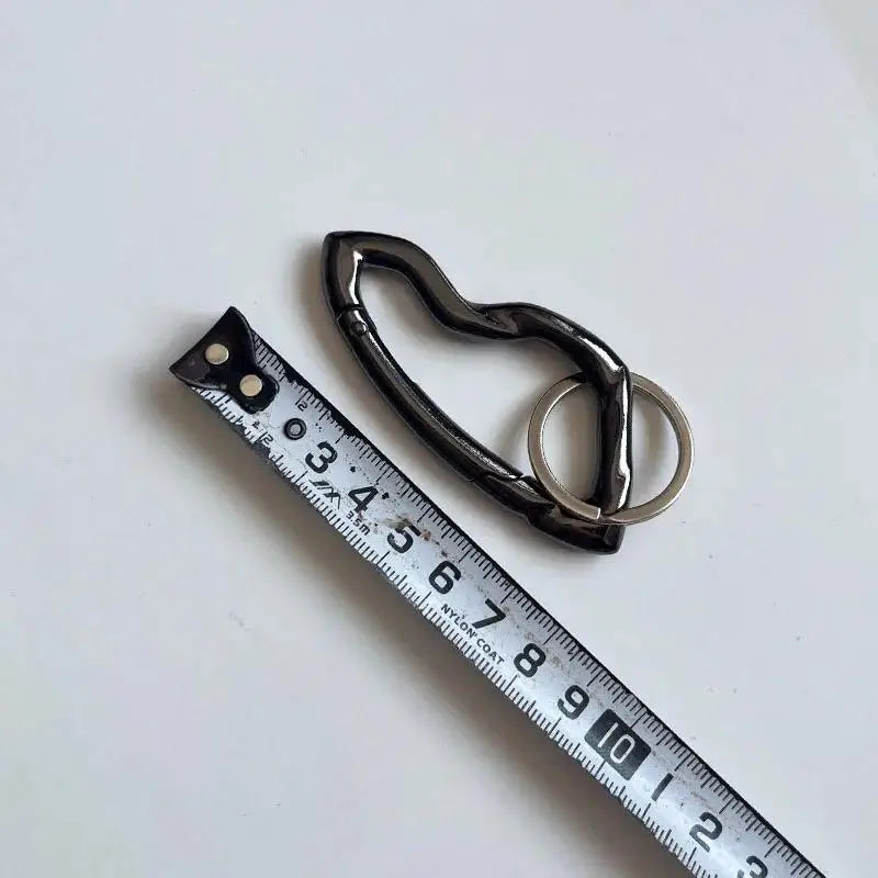 Zinc Alloy Cross Carabiner Keychain Bag Charm – 16 Colors Carabiner Keychain Charm Qme A9