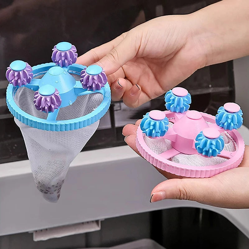 3-Pack Washing Machine Lint & Pet Hair Catcher Filter Bags Laundry Filter Bag Qst