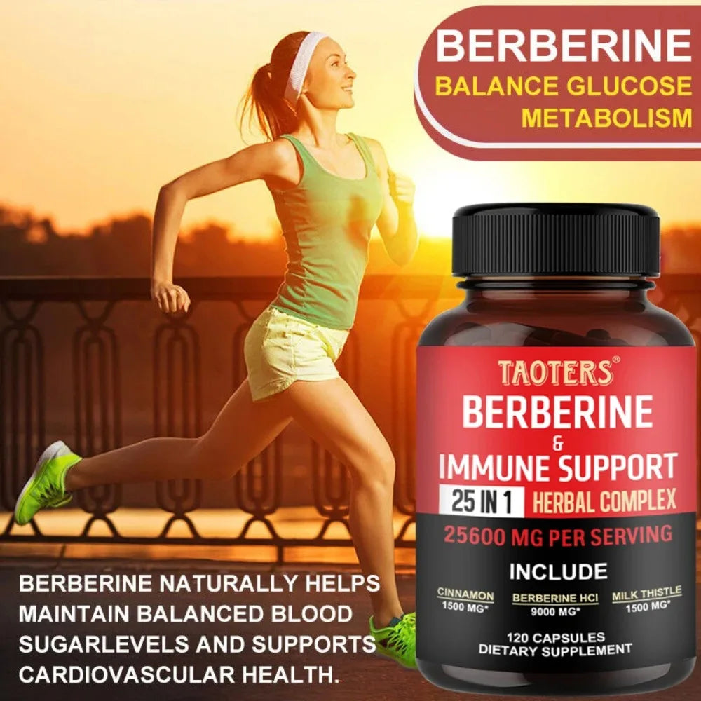 Ceylon Cinnamon & Berberine Capsules – Heart, Gut & Immune Herbal Supplement Qst