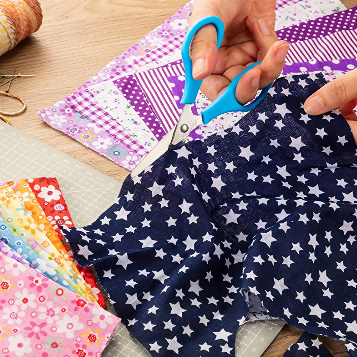 Flower Printed Cotton Patchwork Fabric – DIY Sewing & Quilting Patchwork Sewing Fabric Qme